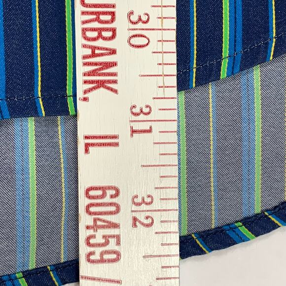 Robert Graham Knowledge Wisdom Truth Shirt Mens XL Striped Button Down Flip Cuff - Picture 6 of 13